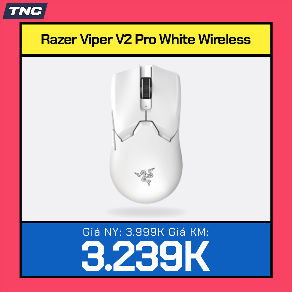 Chuột Razer Viper V2 Pro White Wireless